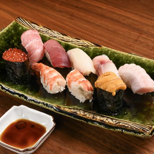 【ディナー】おまかせコース19,800円◆訪れる人を魅了する握り12貫や一品料理。豪華プラン