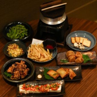 ≪120分飲み放題付き◎≫コスパ抜群！飲み会や宴会に最適な全9品◎”お得コース”