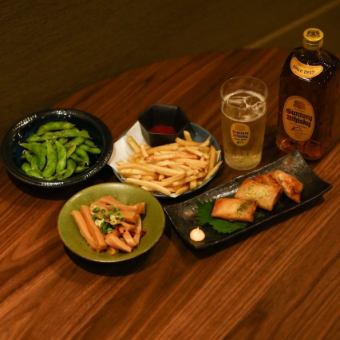 ≪20時-23時のご来店限定！120分飲み放題付き≫くつろぎ空間で気軽に楽しむ♪”二次会コース”