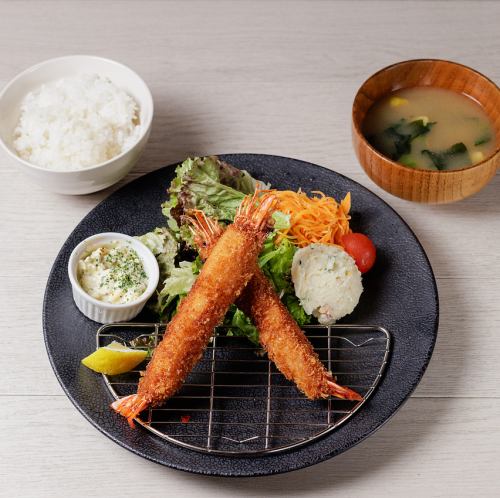 エビフライ（有頭）定食