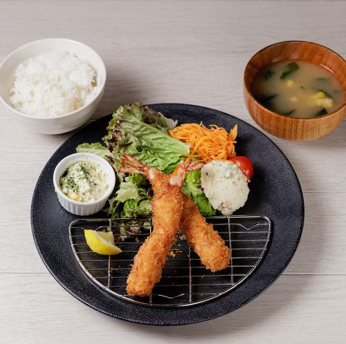 エビフライ（無頭）定食