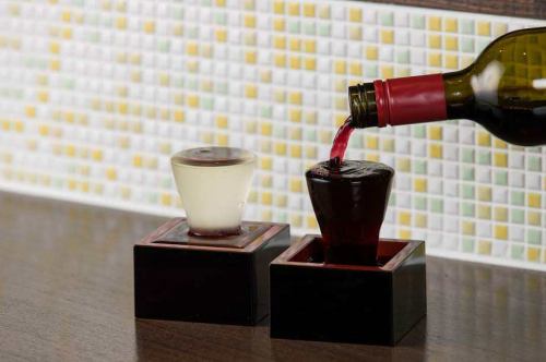 こぼれワイン