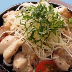 鶏ももの柚子こしょう風味焼き
