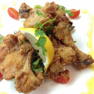 骨付き鶏のから揚げ～シンプル醤油味～