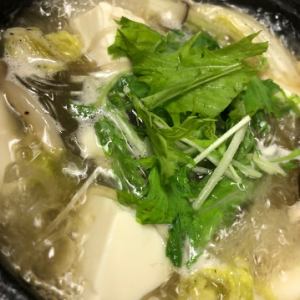 石鍋塩豆腐チゲ