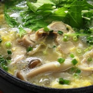 石鍋鶏雑炊