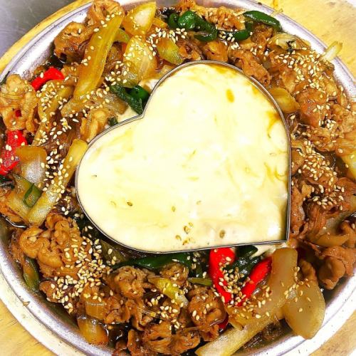 石皿チーズプルコギ