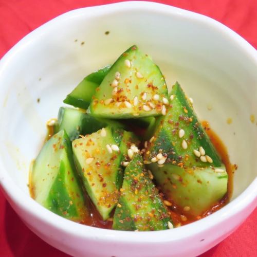 Piercing spicy cucumber