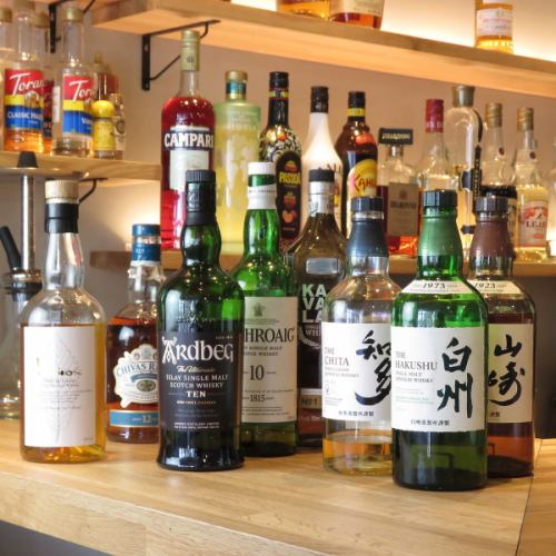 [Domestic gin and sake from each country]
