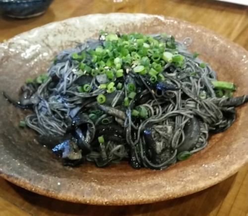 イカ墨そーめんちゃんぷる