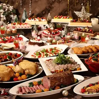 12月23日和24日晚餐：【聖誕自助餐 - 聖誕老人今年又來了！ 】*圖片僅供參考。