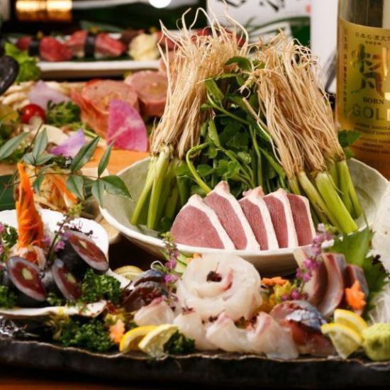日本全國各地的當地酒無限暢飲！在私人包廂內享用仙台美食！