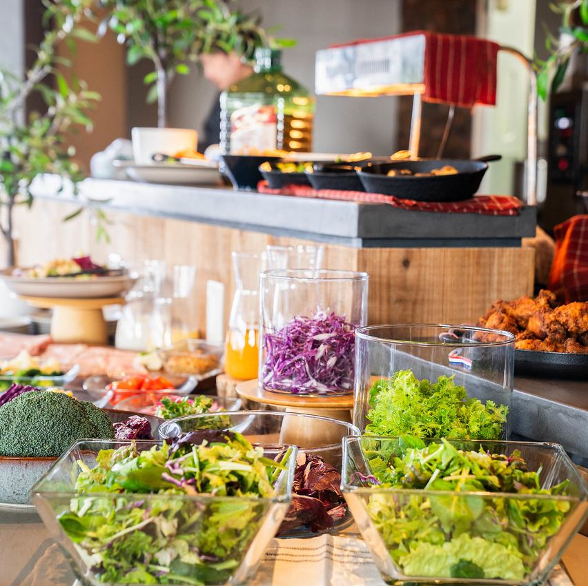 新鮮な朝採れ野菜　みずみずしくて美味しいお野菜を使ってます！