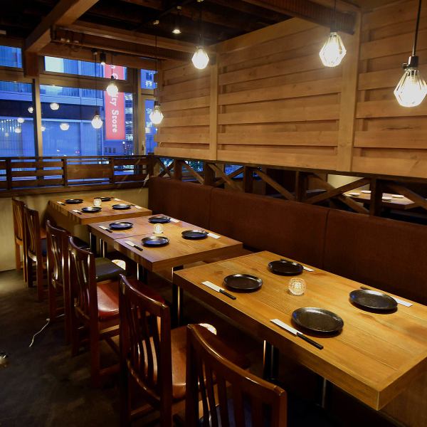 Table seats that can be used by small groups to large groups! Close to Odori Station, the location is popular with secretaries! Seafood private room izakaya that can be used by all generations ♪ Perfect for drinking parties with friends and company parties!・For girls' association ◎