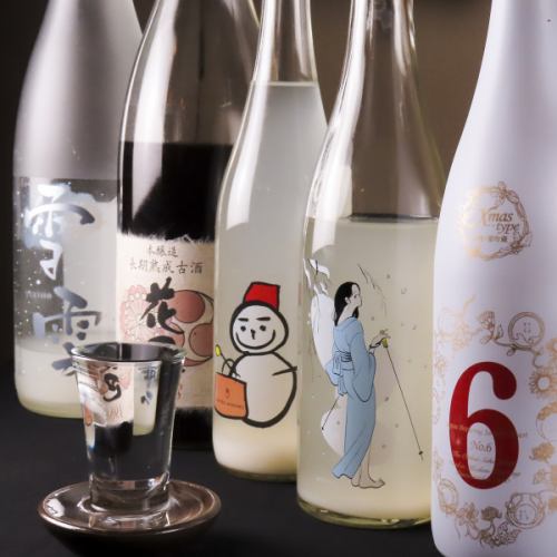 Sake from all over the country◎