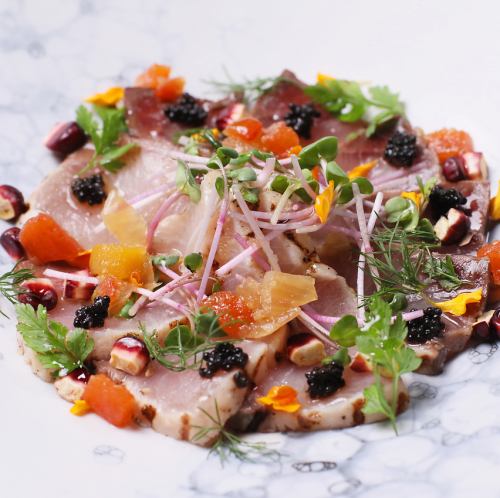 豊洲市場直送 旬の鮮魚のカルパッチョ