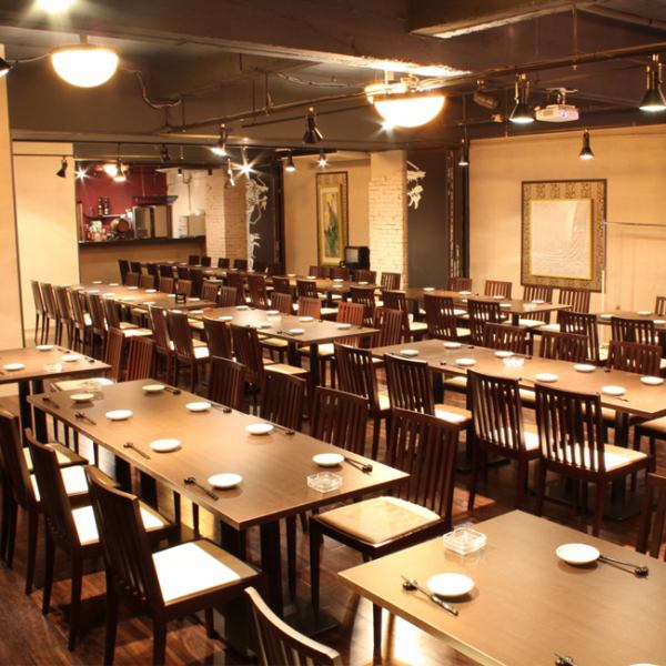 We also have a party venue, so we can accommodate parties and banquets for 30 to 120 people.