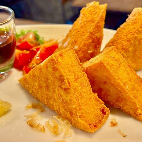 营养均衡的炸豆腐