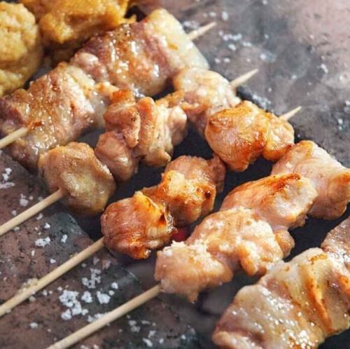 焼き鳥の盛り合わせ