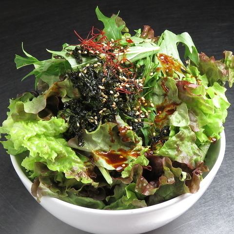 ★韓国風チョレギサラダ～韓国海苔をたっぷり乗せて～