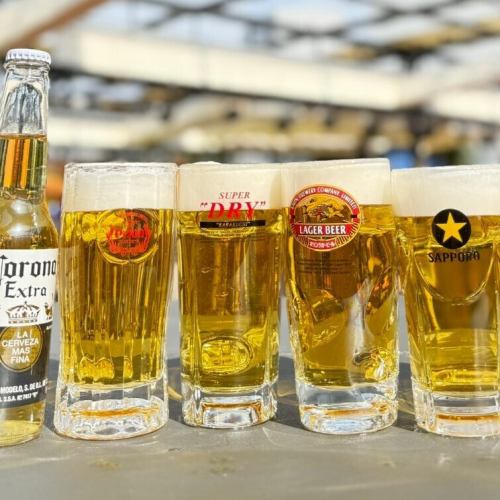 世界のビールや様々な種類のビールをご用意◎飲み比べ♪