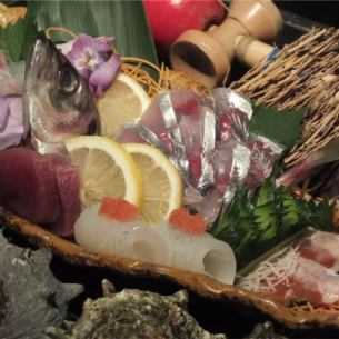 Various sashimi