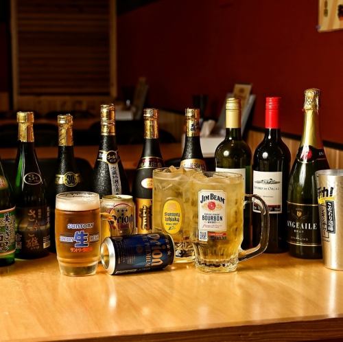 各種お酒もご用意♪