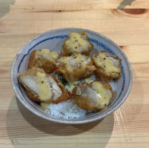から揚げハニー丼