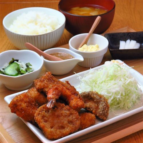 Variety cutlet set meal