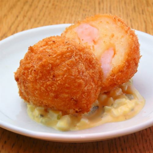Shrimp minced meat cutlet
