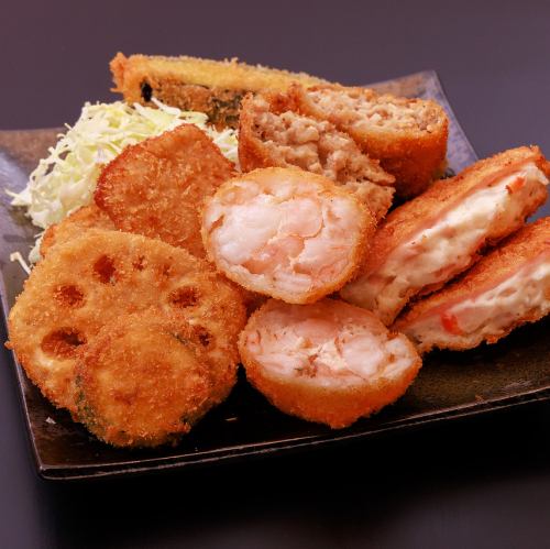 Assorted cutlets