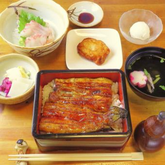 ◆【鰻魚禦膳菊膳/7品】5,390日圓（含稅）