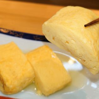 平飼い卵の出汁巻きたまご