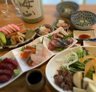 【デザート付き♪】季節のお野菜と鮮魚のコース <全8品>4950円(税込)