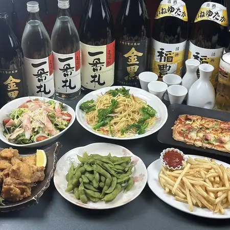 【2時間飲み放題付】忘年会 安く美味しく平日限定お手軽宴会コース【税込4000円！】