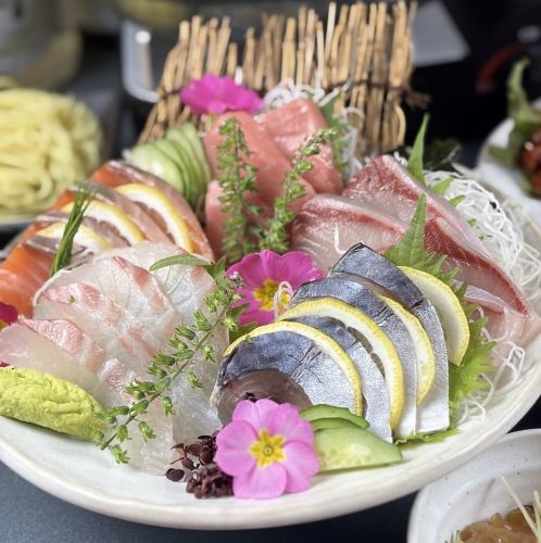 刺身四点盛り合わせ