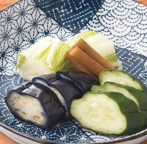 お新香の盛り合わせ