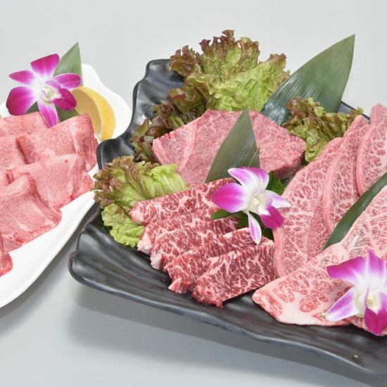 买了国内黑毛和牛牛肉的A4·A5等级！在神户肉店的Yakiniku餐厅。