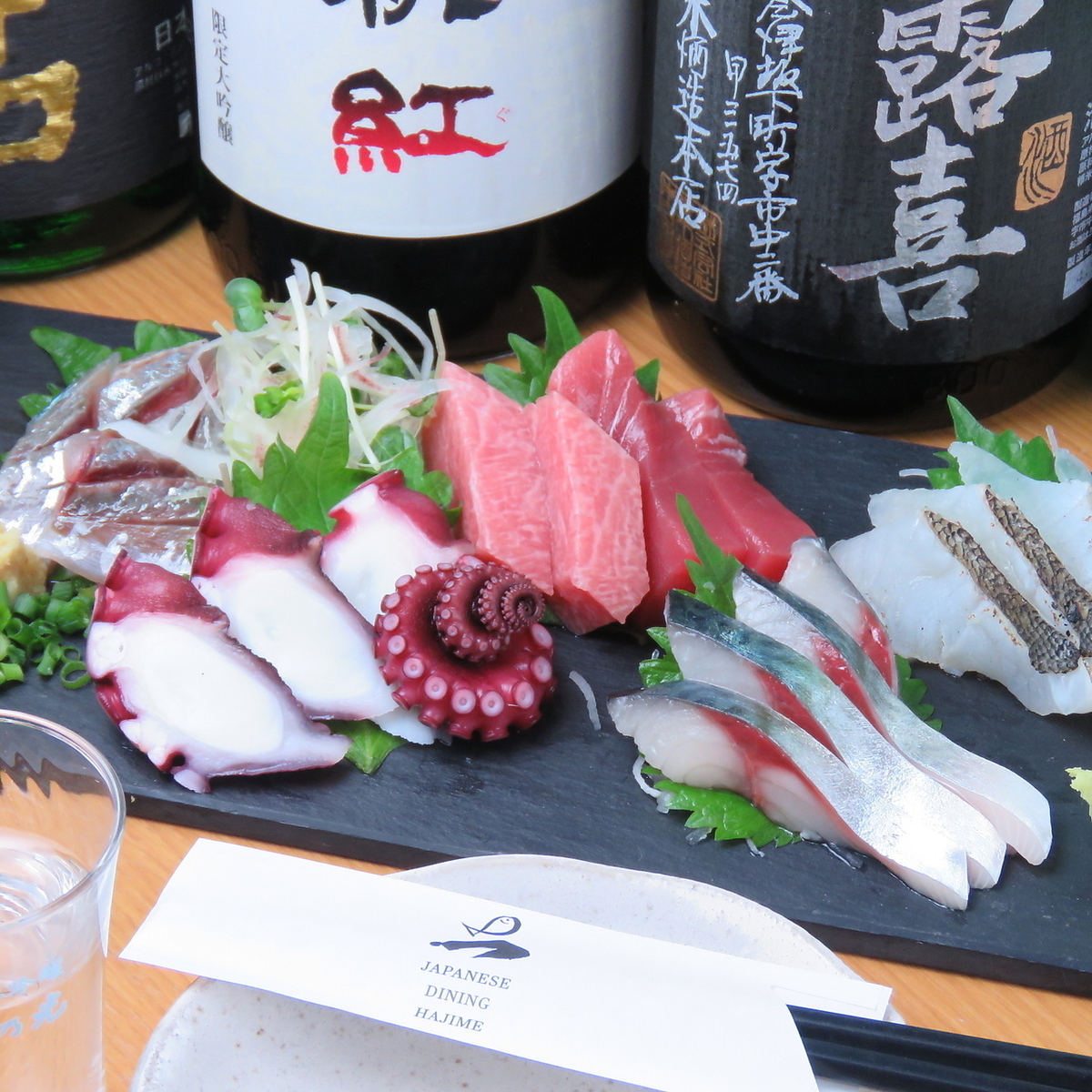 旬の魚が食べられる刺し盛りのご用意もあります◎