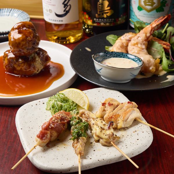 ◆海鮮×肉◆海鮮から鉄板焼きのメニューまで幅広くご用意♪シェフこだわりの絶品料理です。