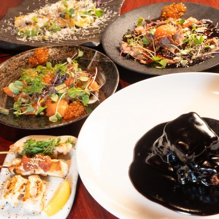 贅沢に★2時間飲み放題付★全7品7000円コース