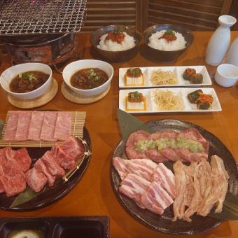 【佐賀牛堪能】《120分飲み放題付き》佐賀牛焼肉と人気のネギ塩タンを含む全11品◆5,800円(税込)