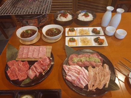 【사가 쇠고기 능숙】《120분 음료 무제한 첨부》사가규 야키니쿠와 인기의 파 염탕을 포함한 전 11품 ◆5,800엔(부가세 포함)