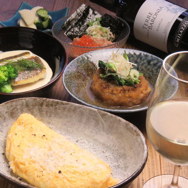【每日从近江町市场采购◎】 菜单充满日式法式等非常规元素。