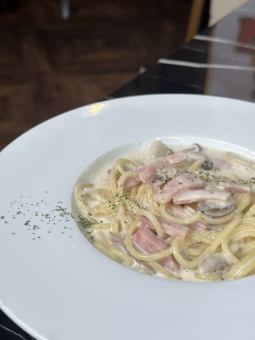 わさびクリームパスタ