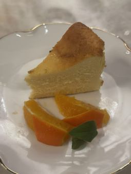 手作りチーズケーキ