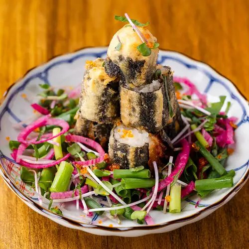 揚げ納豆巻き