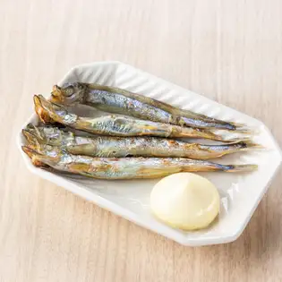子持ちししゃもの炙り焼き