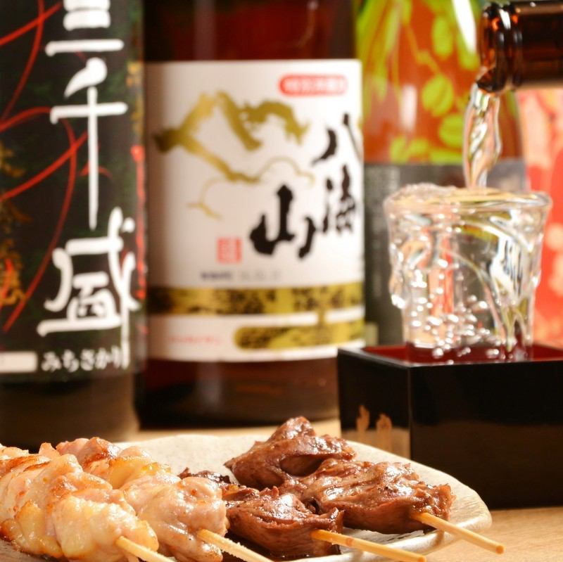 [Yakitori x Sake] is recommended★We have carefully selected sake