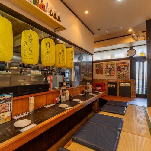 掘りごたつ仕様のお座敷席